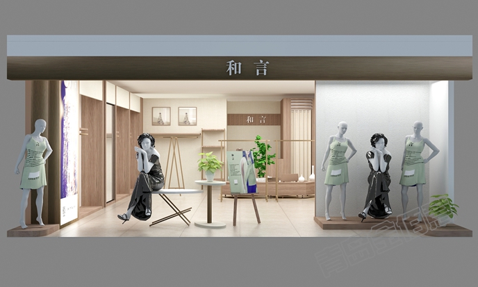 服裝展柜，女裝展柜