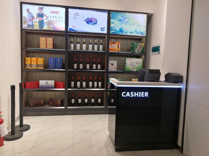 免稅店展柜展示柜，防火級(jí)別的